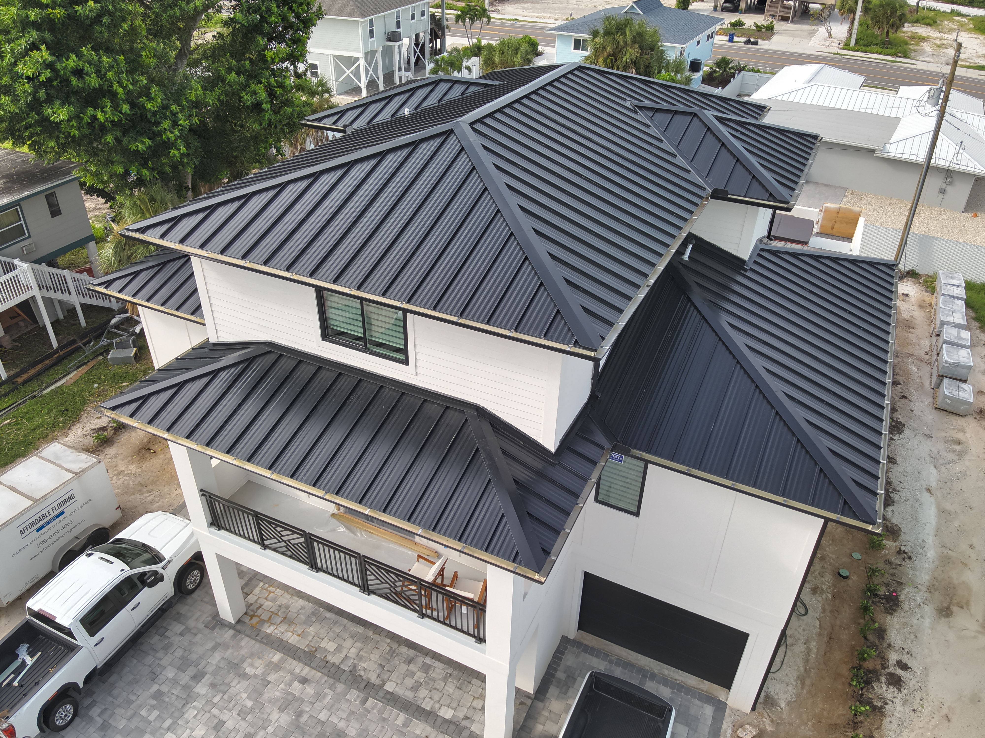 Residential roof replacement project
